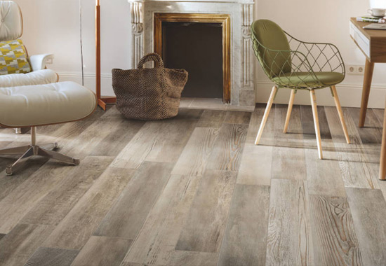 Hardwood floors, chosen at the showroom and installed by our team