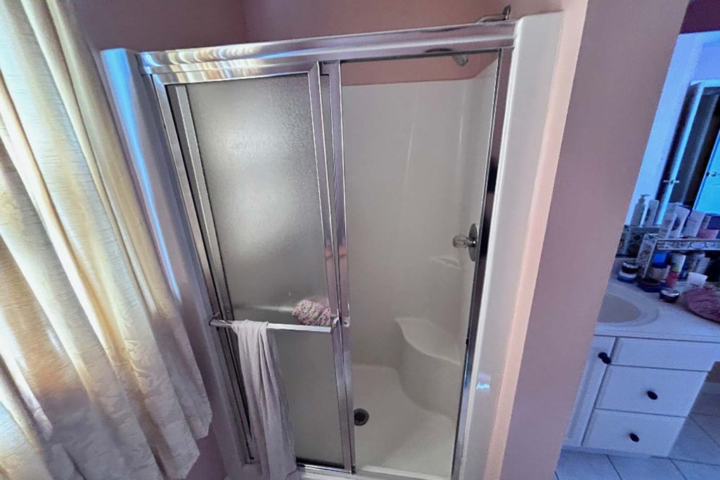 Before — Walk-in shower